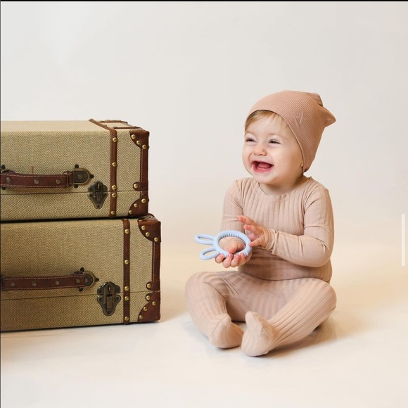 CUSTOM HAT SET Baby Butter Soft Ribbed Beanie Hat Luxury Nicessories - Picture 8 of 12